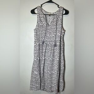 Gray Linen sleeveless dress size medium